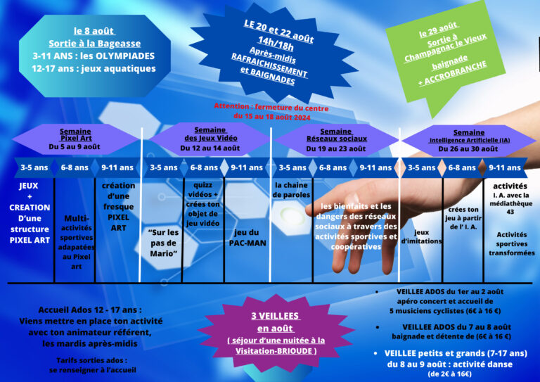 flyer Aout 2024 temps fort